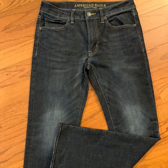American Eagle Size 31/32 Original Straight extreme flex4 denim jeans - Picture 4 of 11